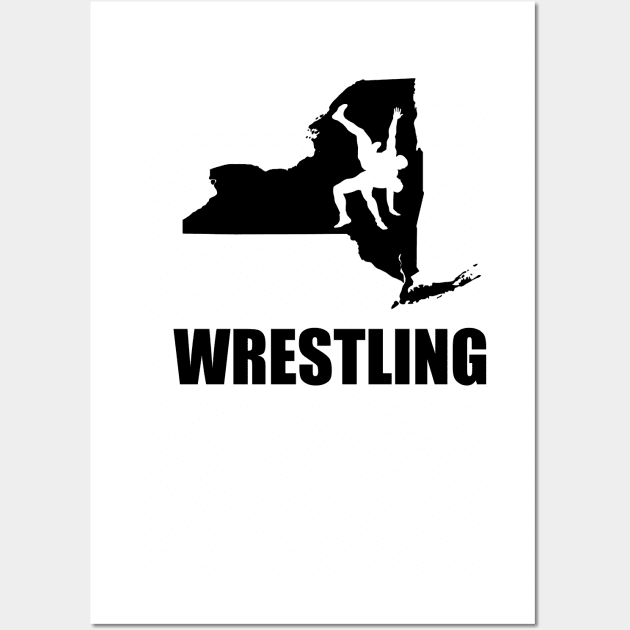 New York Wrestling Wall Art by Ruiz Combat Grappling